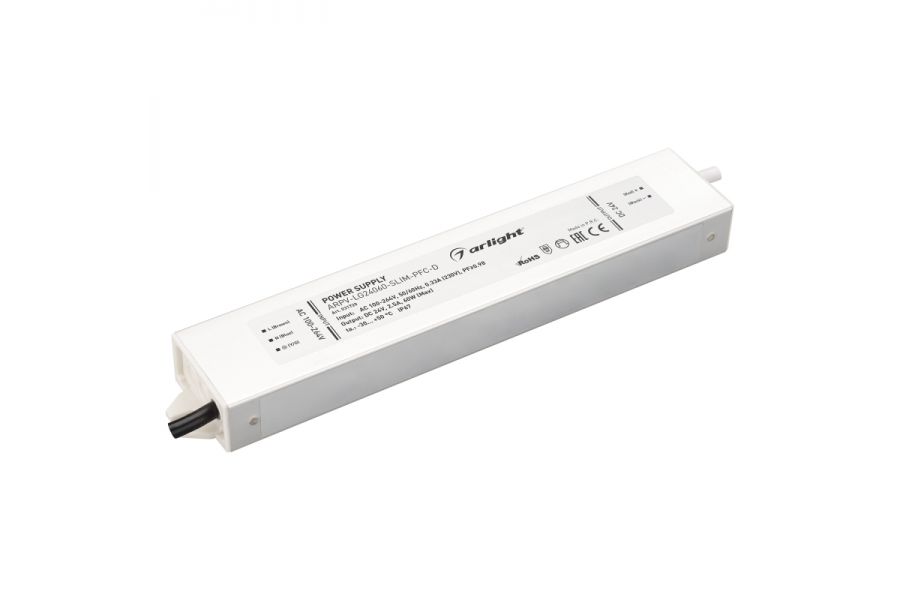 Блок питания Arlight ARPV-LG24060-Slim-PFC-D (24V, 2.5A, 60W) 031720