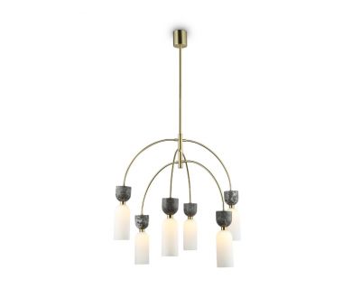Люстра на штанге Ambrella Light High Light Ceramo Modern LH53333