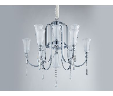 Подвесная люстра Newport 4800 4806+4/C chrome М0068413