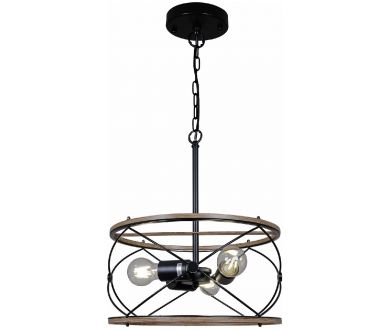 Подвесная люстра Illumico IL1008-3P-05 BK WOOD