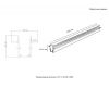 Шинопровод встраиваемый магнитный Crystal Lux Space CLT 0.123 02 L3000 WH