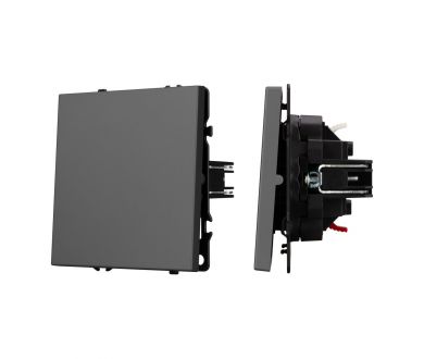 Механизм звонкового выключателя Arlight SWT-NOBE-MKR1-SFPL-GR (230V, 10A) (Серый базальт) 054272(1)