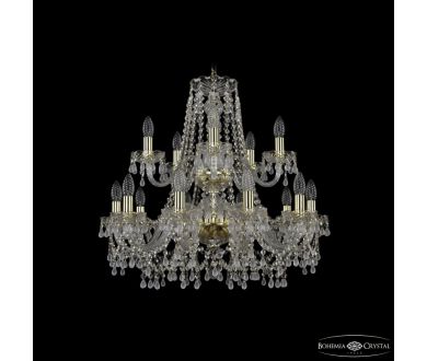 Подвесная люстра Bohemia Ivele Crystal 1410/10+5/240/2d G V0300