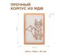 Светодиодный ночник Apeyron Лиса теплый белый 2хАА МДФ 12-179
