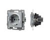 Механизм электрической розетки Arlight SCT-MEU1-PL-GR-V (250V, 16A) 049816