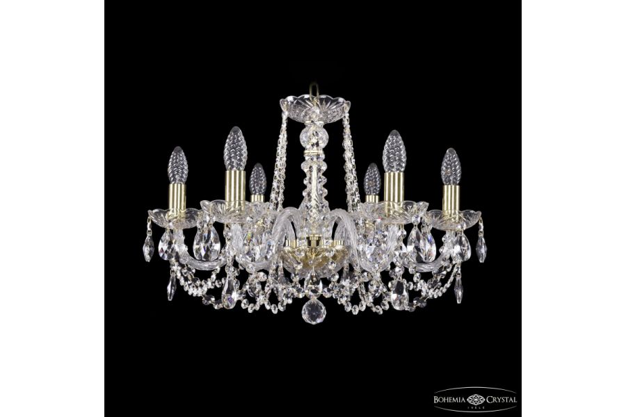 Подвесная люстра Bohemia Ivele Crystal 1402/6/195 G
