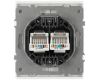 Розетка Эра Arktik 16-3108-08 информационная двойная 2XRJ45 белый матовый Б0070491
