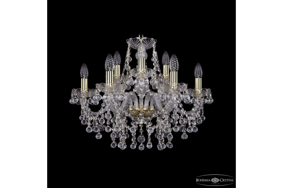 Подвесная люстра Bohemia Ivele Crystal 1409/6+3/195 G