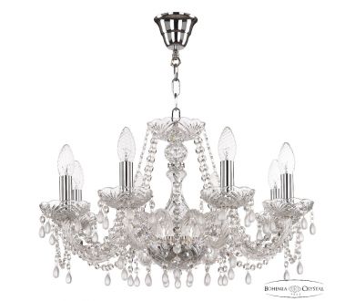 Подвесная люстра Bohemia Ivele Crystal 112/8/195 Ni V0300
