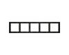 Рамка на 5 постов Voltum S70 VLS100508 (черный матовый)
