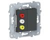 Розетка 3xRCA Schneider Electric Unica New NU543154
