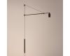 Настенный светильник Arlight SP-KANEL-WALL-6W Warm3000 (BK, 36 deg, 230V, TELESCOPIC) (IP20 Металл) 059601