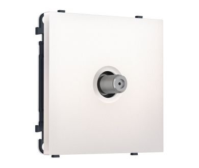 Комплект механизма TV розетки SAT SIGMA Жемчуг 5-2400MHz 3.5dB QUANT PRO Ambrella Volt MS213050 (SP2130, PR215)