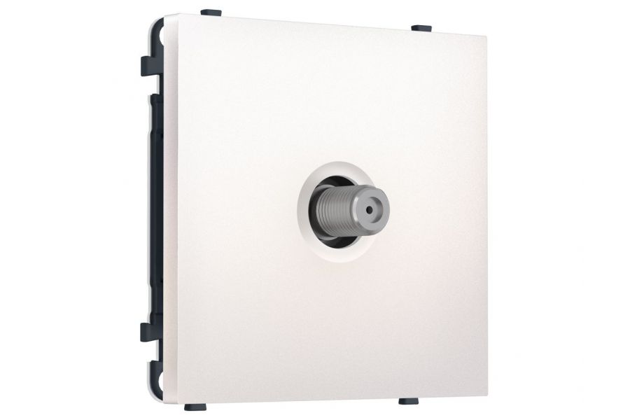 Комплект механизма TV розетки SAT SIGMA Жемчуг 5-2400MHz 3.5dB QUANT PRO Ambrella Volt MS213050 (SP2130, PR215)