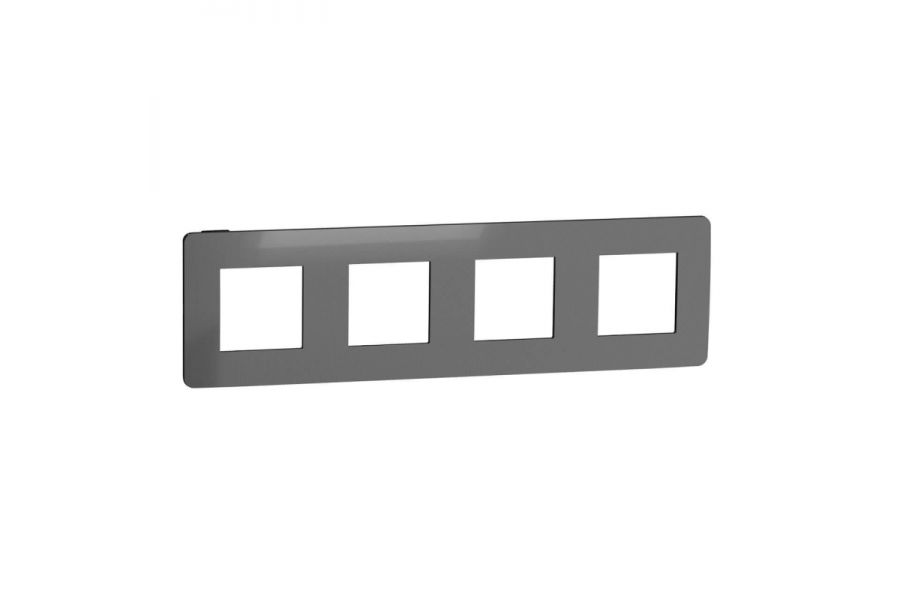 Рамка 4-постовая Schneider Electric Unica New NU280853
