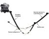Подвесной светодиодный светильник Crystal Lux Bosque SP7 L3000 Black/Transparent