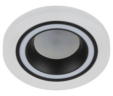 Встраиваемый светильник Эра DK90 WH/BK Б0054359