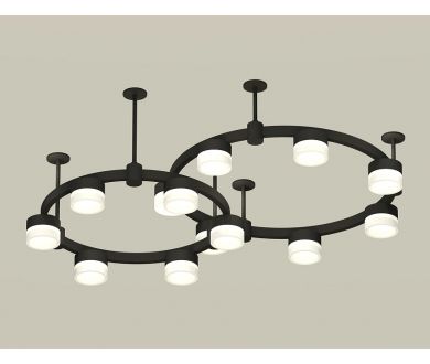 Комплект подвесного светильника Ambrella Light Techno Ring XR92221002 (A9222, A9227, C9238, C9232, N8401)