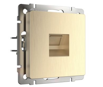 Розетка Ethernet RJ-45 Werkel шампань рифленый W1181010 4690389160608