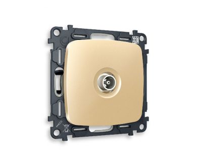 Комплект механизма TV розетки проходной 5-1000 MHz 4dB Ambrella Volt Omega MO613030