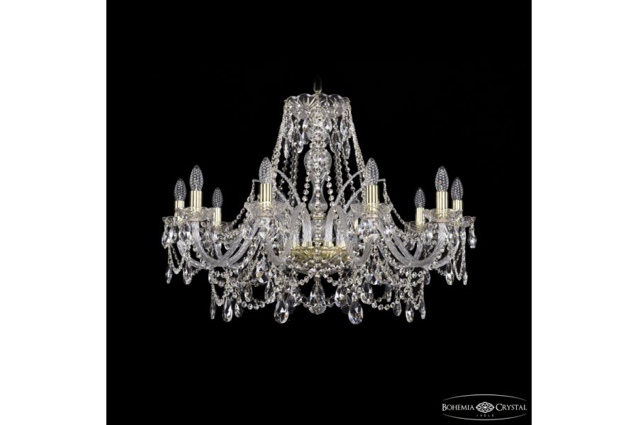 Подвесная люстра Bohemia Ivele Crystal 1411/10/300 G