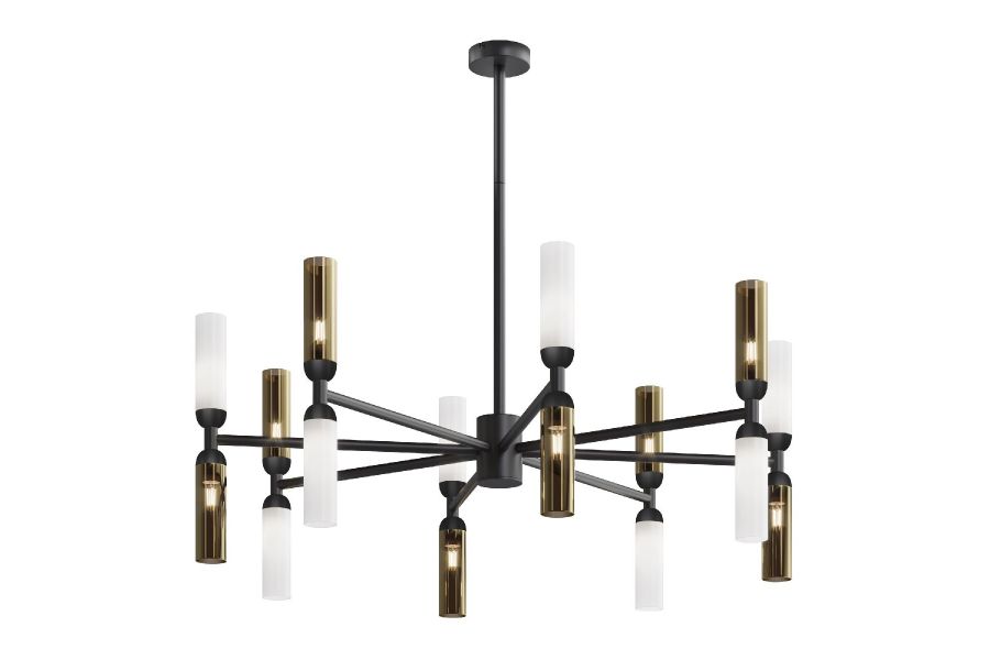 Люстра на штанге Maytoni Memory MOD177PL-16G