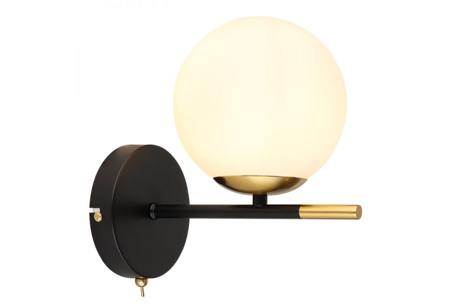 Бра Arte Lamp Alcor A2224AP-1BK
