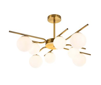Люстра на штанге Escada Sphere 642/8P Brass