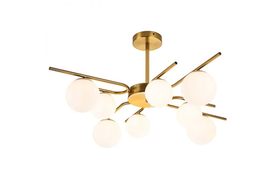 Люстра на штанге Escada Sphere 642/8P Brass