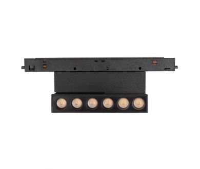Трековый магнитный светильник Arlight MAG-ORIENT-DOTS-FOLD-S195-6W Day4000 (BK, 30 deg, 48V) 041921