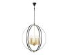 Подвесная люстра iLamp Element 9977-800 GoldBlack