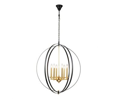 Купить Подвесная люстра iLamp Element 9977-800 GoldBlack Подвесная люстра iLamp Element 9977-800 GoldBlack