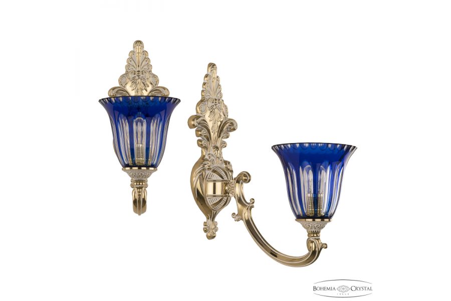 Бра Bohemia Ivele Crystal Verona 7209B14/1/175 GW P2 U Clear-Blue/H-1H