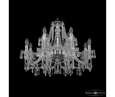 Подвесная люстра Bohemia Ivele Crystal 1403/8+4/240 Ni