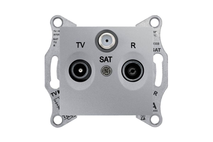 Розетка TV/R/SAT проходная Schneider Electric Sedna 8dB SDN3501260