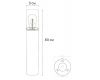 Ландшафтный светильник Arte Lamp Wazn A6218PA-1BK