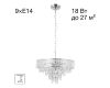 Подвесная люстра Citilux Sagrada CL317251