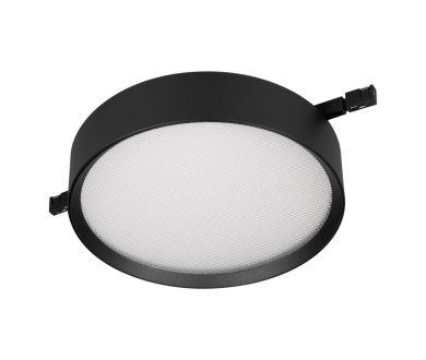 Трековый магнитный светильник Arlight MAG-MICROCOSM-RONDO-R150-15W Day4000 (BK, 90 deg, 24V) (IP20 Металл) 051754