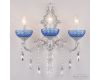 Бра Bohemia Ivele Crystal AL7801B15/3/175 B WMN P Aquamarine/M-1F