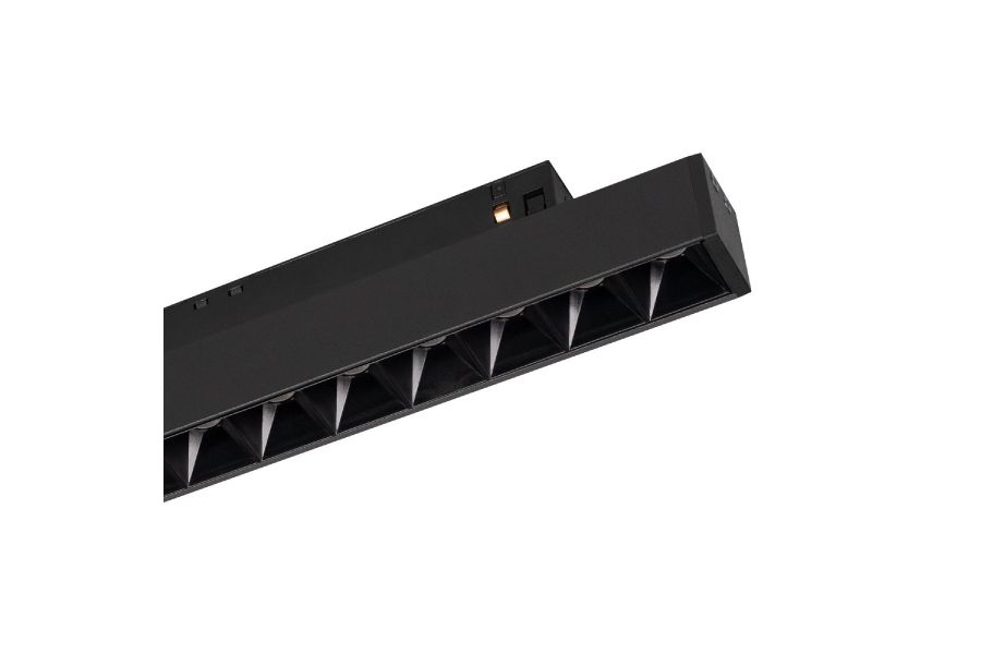 Трековый магнитный светильник Arlight MAG-FLEX-LASER-L465-16W Warm3000 (BK, 24 deg, 48V) 047210