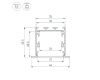 Алюминиевый профиль Arlight LINIA49-F-S-3000 ANOD 041872