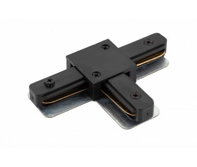 Коннектор T-образный Denkirs DK Track Black TR1103-BK
