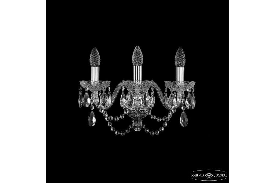 Бра Bohemia Ivele Crystal 1402B/3/160 Ni