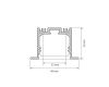 Профиль Arlight SL-LINIA49-F-2000 ANOD 019313