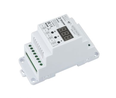 Диммер Arlight SMART-DALI-104-62-ADDR-RGBW-DT6/DT8-PD-DIN White (12-48V, 4x5А)  (IARL, IP20 Пластик) 028422(1)