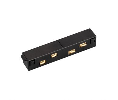 Коннектор прямой для магнитного шинопровода Arlight MAG-ORIENT-CON-I-POWER (BK) 033637