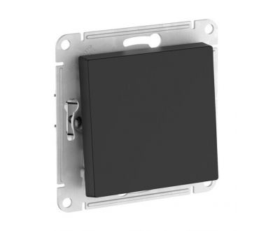 Переключатель 1-клавишный, сх.6, 10АХ, мех., быстрозажим. клем. Systeme Electric AtlasDesign Карбон ATN001061S