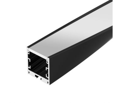 Алюминиевый профиль Arlight SL-ARC-3535-Twist90R-400 Black 032682