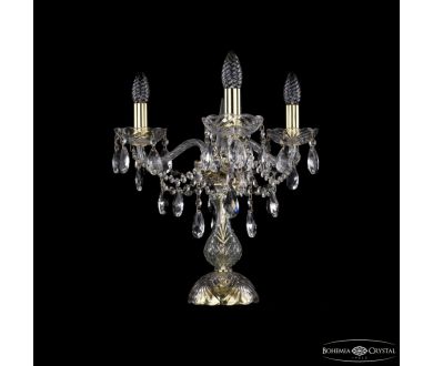 Настольная лампа Bohemia Ivele Crystal 1415L/3/141-39 G