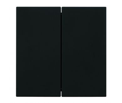 Выключатель 2-клавишный (механизм) Stekker Мия 250В 10А RSW10-3104-05 черный бархат 50443